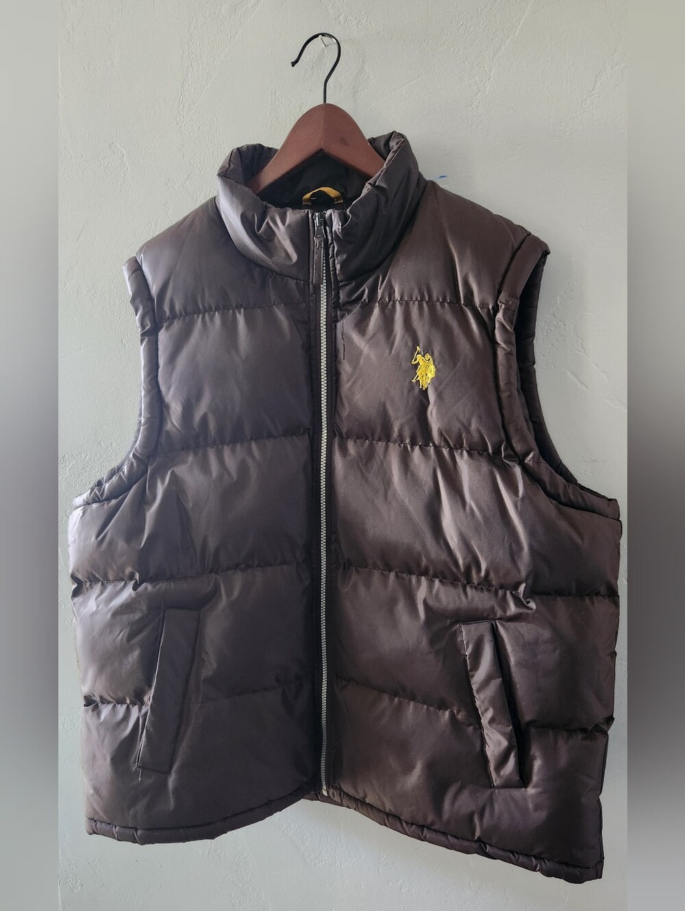 U.S. Polo Assn Men's XL Full Zip Puffer Vest